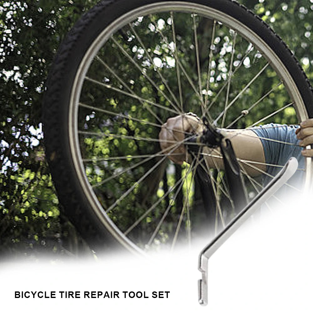 🚲 Kit Réparation Crevaison Vélo ALLOYSEED – Patchs Sans Colle + Démonte-pneus Inclus 🛠️