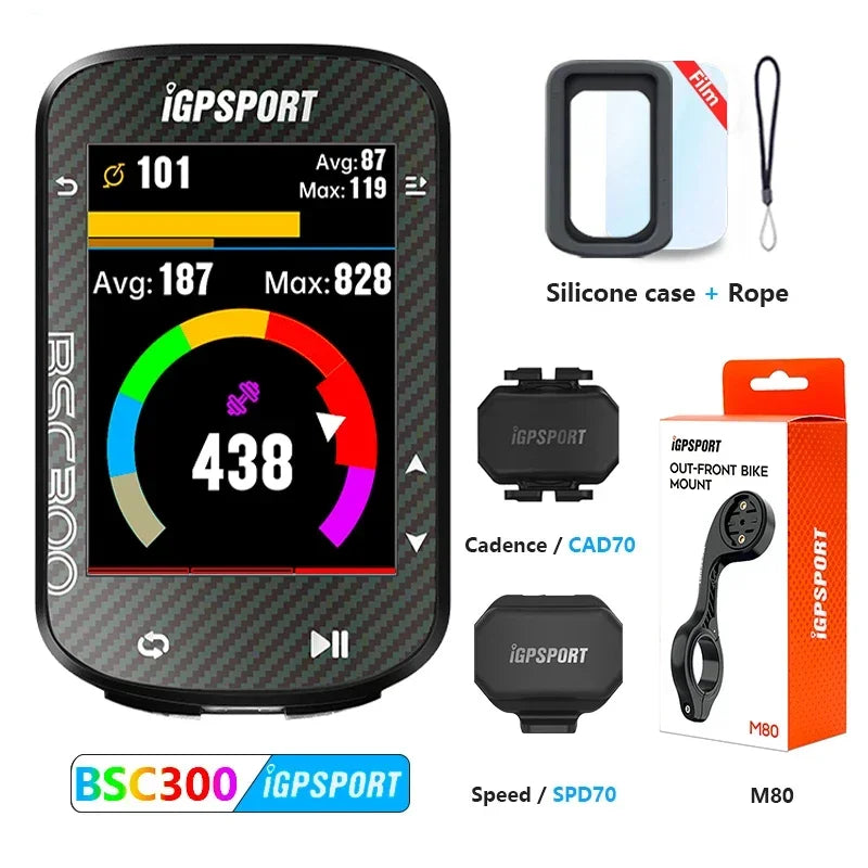 Compteur Vélo GPS BSC300 – Écran Couleur & Haute Précision 🛰️ Performance, Précision et Polyvalence dans un Format Ultra-Fin Le BSC300 est un compteur vélo sans fil nouvelle génération conçu pour offrir une expérience de cyclisme avancée.