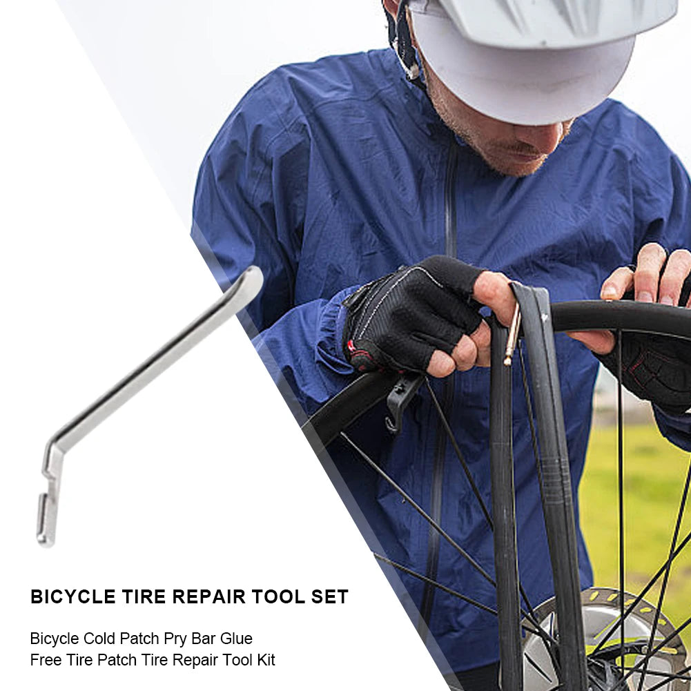 🚲 Kit Réparation Crevaison Vélo ALLOYSEED – Patchs Sans Colle + Démonte-pneus Inclus 🛠️