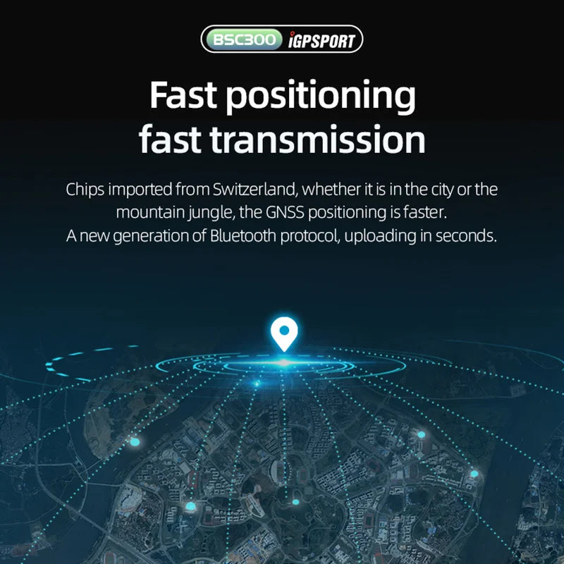Compteur Vélo GPS BSC300 – Écran Couleur & Haute Précision 🛰️ Performance, Précision et Polyvalence dans un Format Ultra-Fin Le BSC300 est un compteur vélo sans fil nouvelle génération conçu pour offrir une expérience de cyclisme avancée.