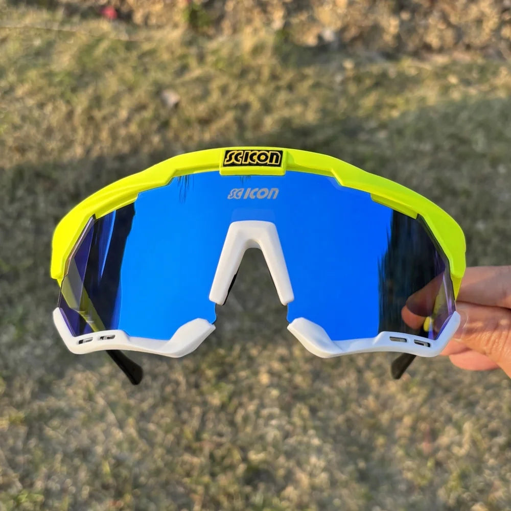 Lunettes de Cyclisme SCICON – Route & VTT avec( pochette de protection en coton)