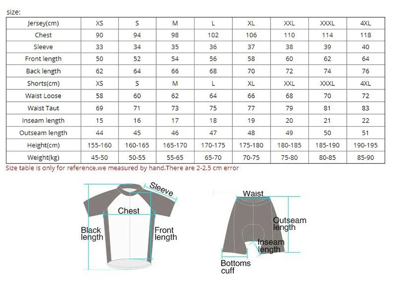 🚴‍♂️🚴‍♀️ Ensemble Maillot Cyclisme  Homme/Femme – ☀️ Anti-UV, 🔒 Fermeture Sécurisée, 📏 Petite Taille Disponible – 🛠️ Kit Vélo Route & VTT