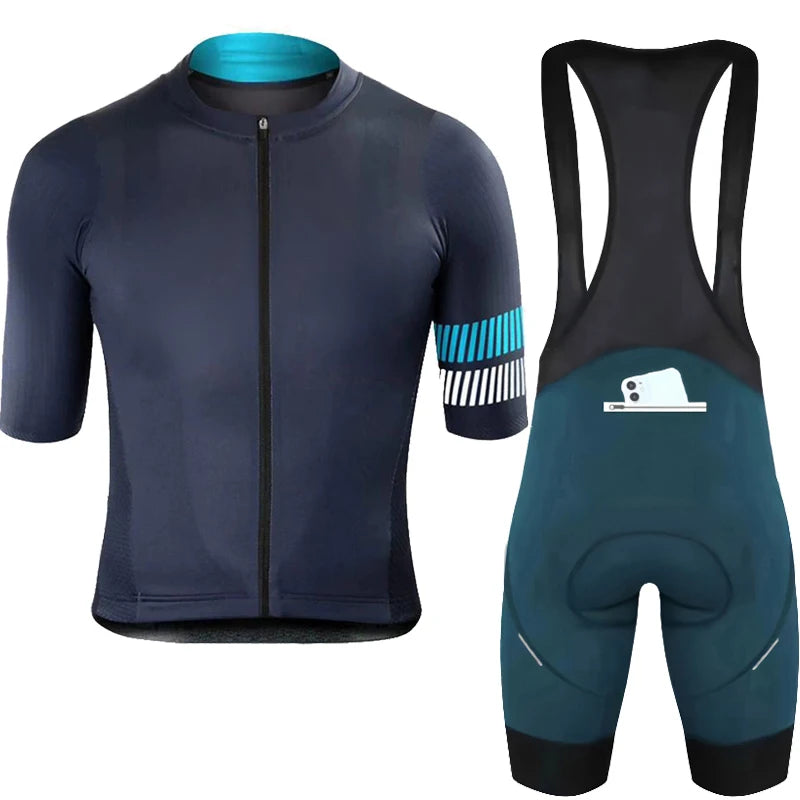 🚴‍♂️🚴‍♀️ Ensemble Maillot Cyclisme  Homme/Femme – ☀️ Anti-UV, 🔒 Fermeture Sécurisée, 📏 Petite Taille Disponible – 🛠️ Kit Vélo Route & VTT