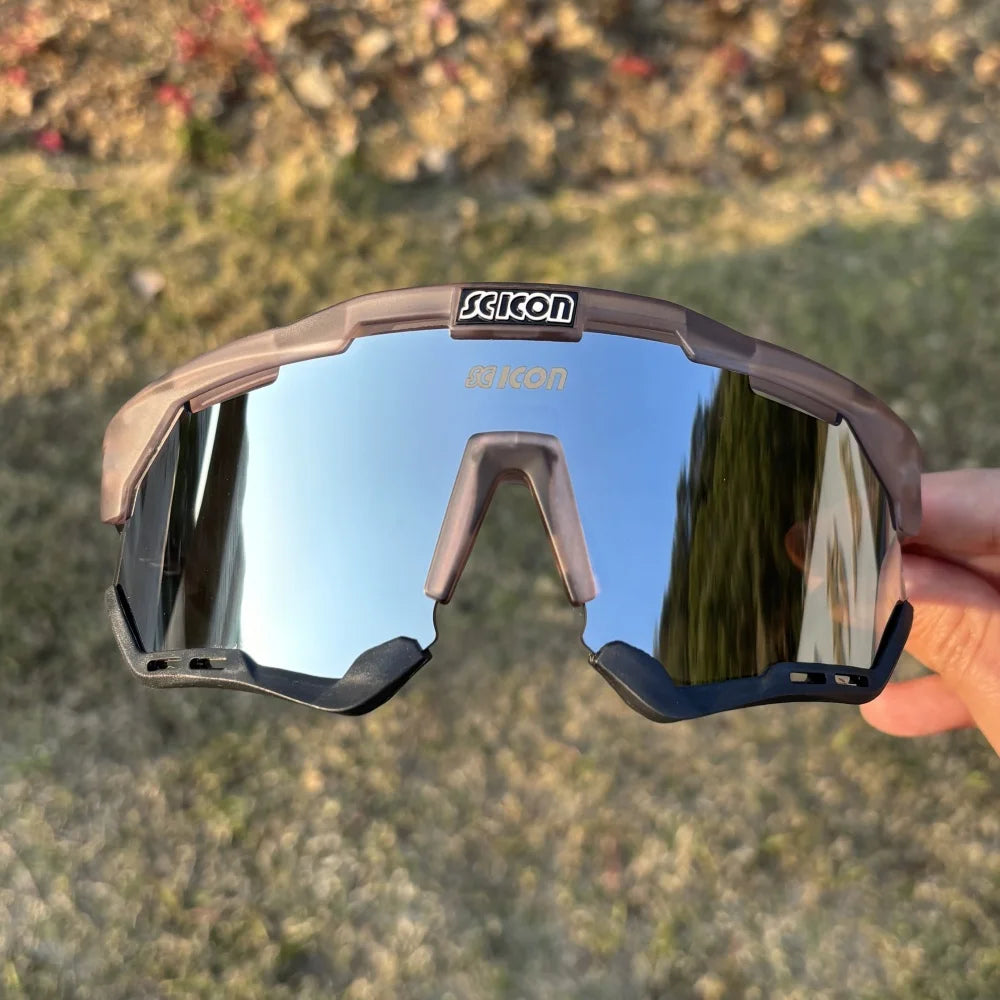 Lunettes de Cyclisme SCICON – Route & VTT avec( pochette de protection en coton)