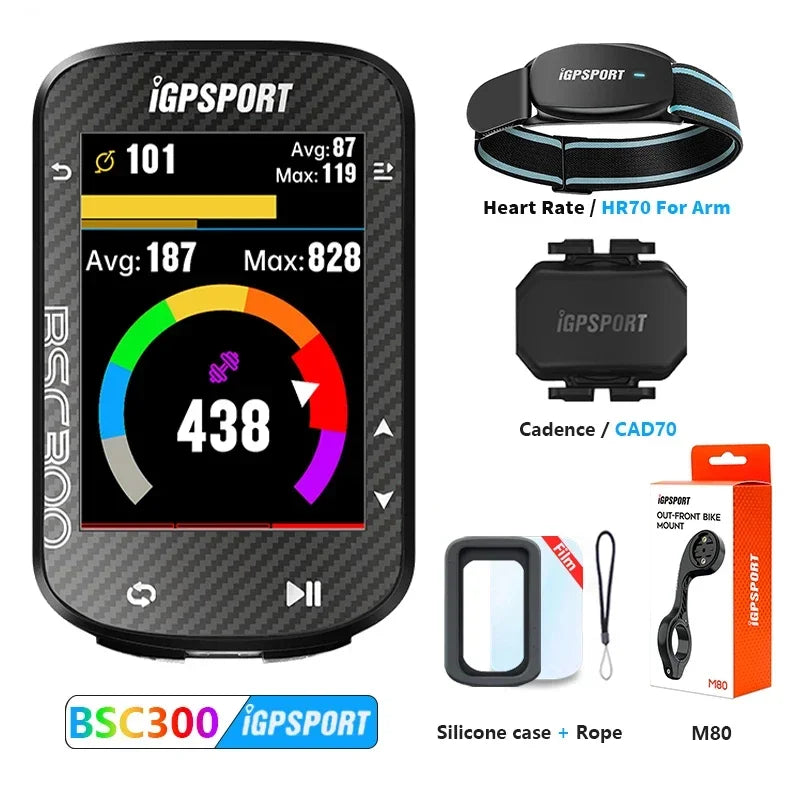 Compteur Vélo GPS BSC300 – Écran Couleur & Haute Précision 🛰️ Performance, Précision et Polyvalence dans un Format Ultra-Fin  Le BSC300 est un compteur vélo sans fil nouvelle génération conçu pour offrir une expérience de cyclisme avancée.