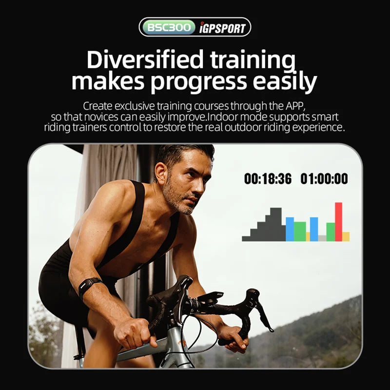 Compteur Vélo GPS BSC300 – Écran Couleur & Haute Précision 🛰️ Performance, Précision et Polyvalence dans un Format Ultra-Fin  Le BSC300 est un compteur vélo sans fil nouvelle génération conçu pour offrir une expérience de cyclisme avancée.