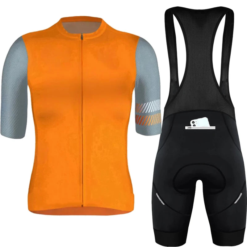 🚴‍♂️🚴‍♀️ Ensemble Maillot Cyclisme  Homme/Femme – ☀️ Anti-UV, 🔒 Fermeture Sécurisée, 📏 Petite Taille Disponible – 🛠️ Kit Vélo Route & VTT
