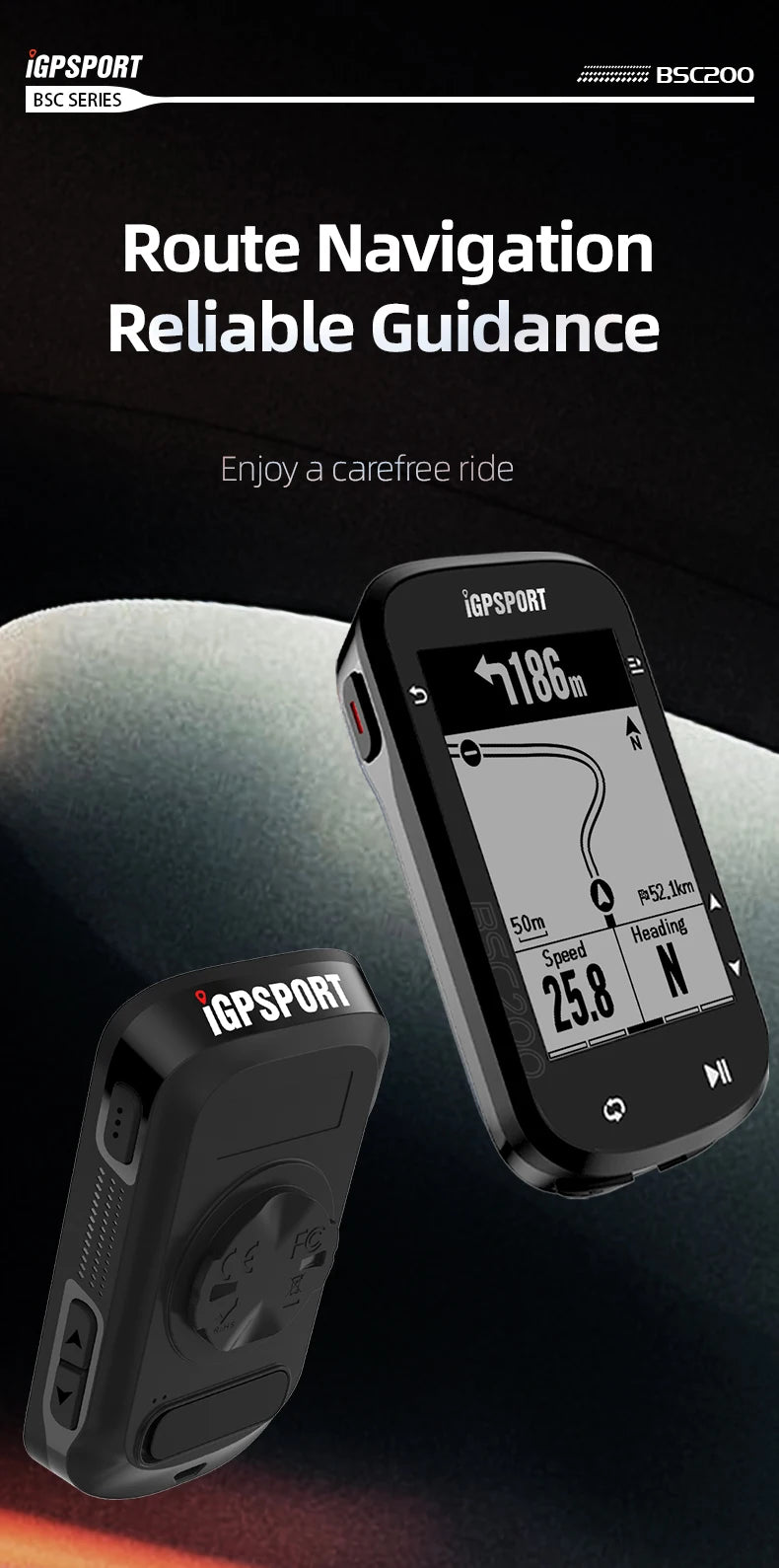 🚴♂️ Compteur Vélo GPS BSC200 🛰️ Compteur GPS Sans Fil – Précis, Fiable, Essentiel