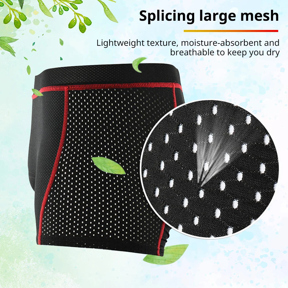 🚴‍♂️protection Cuissard de Cyclisme Respirant avec Coussin 5D Gel Anti-Chocs  Shorts vélo homme – Confort extrême pour longues distances