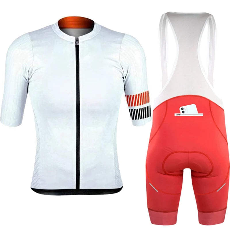 🚴‍♂️🚴‍♀️ Ensemble Maillot Cyclisme  Homme/Femme – ☀️ Anti-UV, 🔒 Fermeture Sécurisée, 📏 Petite Taille Disponible – 🛠️ Kit Vélo Route & VTT