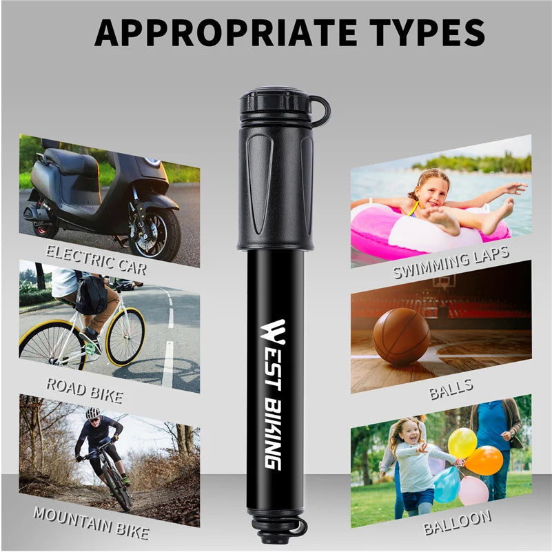 🚲💨 Mini Pompe à Vélo 100 PSI – Ultra Légère, Compacte & Compatible Schrader / Presta  Pompe manuelle portable en alliage d’aluminium – idéale pour route, VTT, gravel & plus
