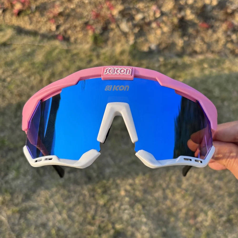Lunettes de Cyclisme SCICON – Route & VTT avec( pochette de protection en coton)