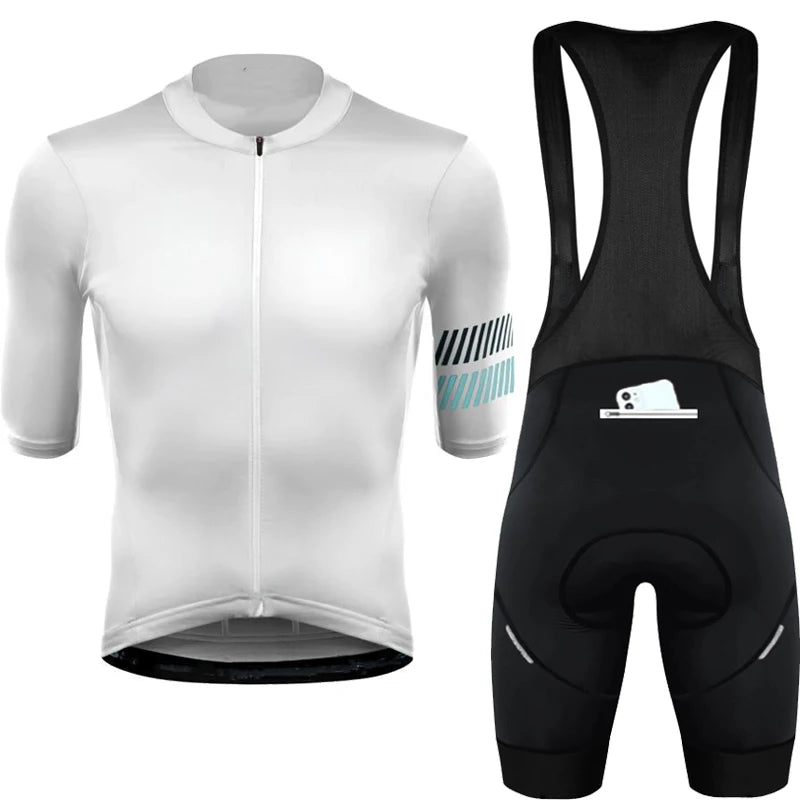 🚴‍♂️🚴‍♀️ Ensemble Maillot Cyclisme  Homme/Femme – ☀️ Anti-UV, 🔒 Fermeture Sécurisée, 📏 Petite Taille Disponible – 🛠️ Kit Vélo Route & VTT