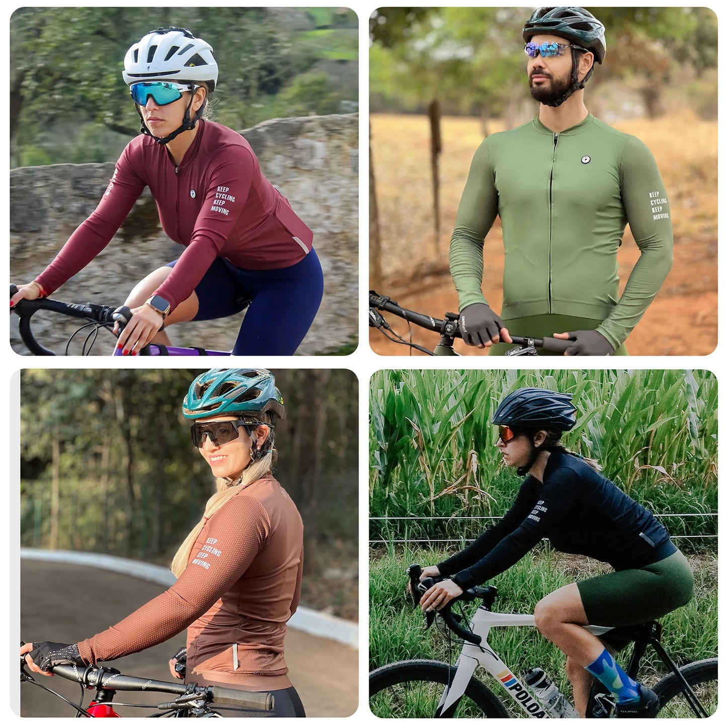 🚴‍♂️ Maillot de Cyclisme DAREVIE Unisexe – Manches Longues, Taille S à 4XL, SPF 50+ – Respirant & Confort Premium pour Entraînement & Balades 🚴‍♀️