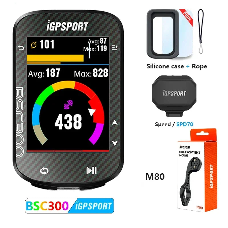 Compteur Vélo GPS BSC300 – Écran Couleur & Haute Précision 🛰️ Performance, Précision et Polyvalence dans un Format Ultra-Fin  Le BSC300 est un compteur vélo sans fil nouvelle génération conçu pour offrir une expérience de cyclisme avancée.