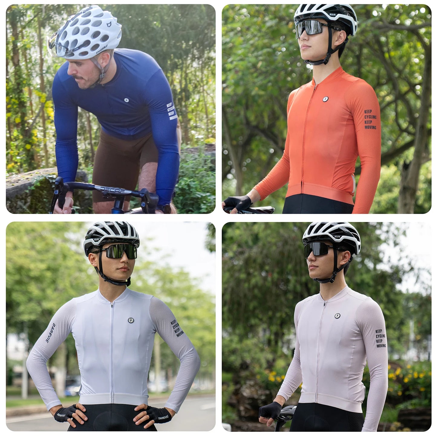 🚴‍♂️ Maillot de Cyclisme DAREVIE Unisexe – Manches Longues, Taille S à 4XL, SPF 50+ – Respirant & Confort Premium pour Entraînement & Balades 🚴‍♀️