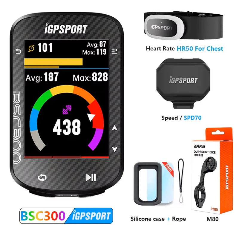 Compteur Vélo GPS BSC300 – Écran Couleur & Haute Précision 🛰️ Performance, Précision et Polyvalence dans un Format Ultra-Fin  Le BSC300 est un compteur vélo sans fil nouvelle génération conçu pour offrir une expérience de cyclisme avancée.