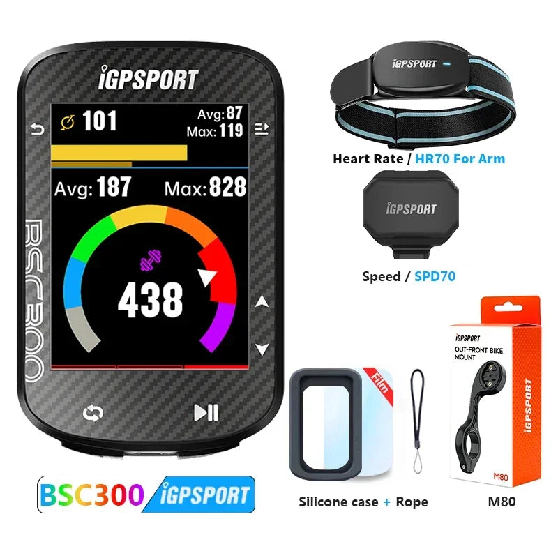 Compteur Vélo GPS BSC300 – Écran Couleur & Haute Précision 🛰️ Performance, Précision et Polyvalence dans un Format Ultra-Fin  Le BSC300 est un compteur vélo sans fil nouvelle génération conçu pour offrir une expérience de cyclisme avancée.
