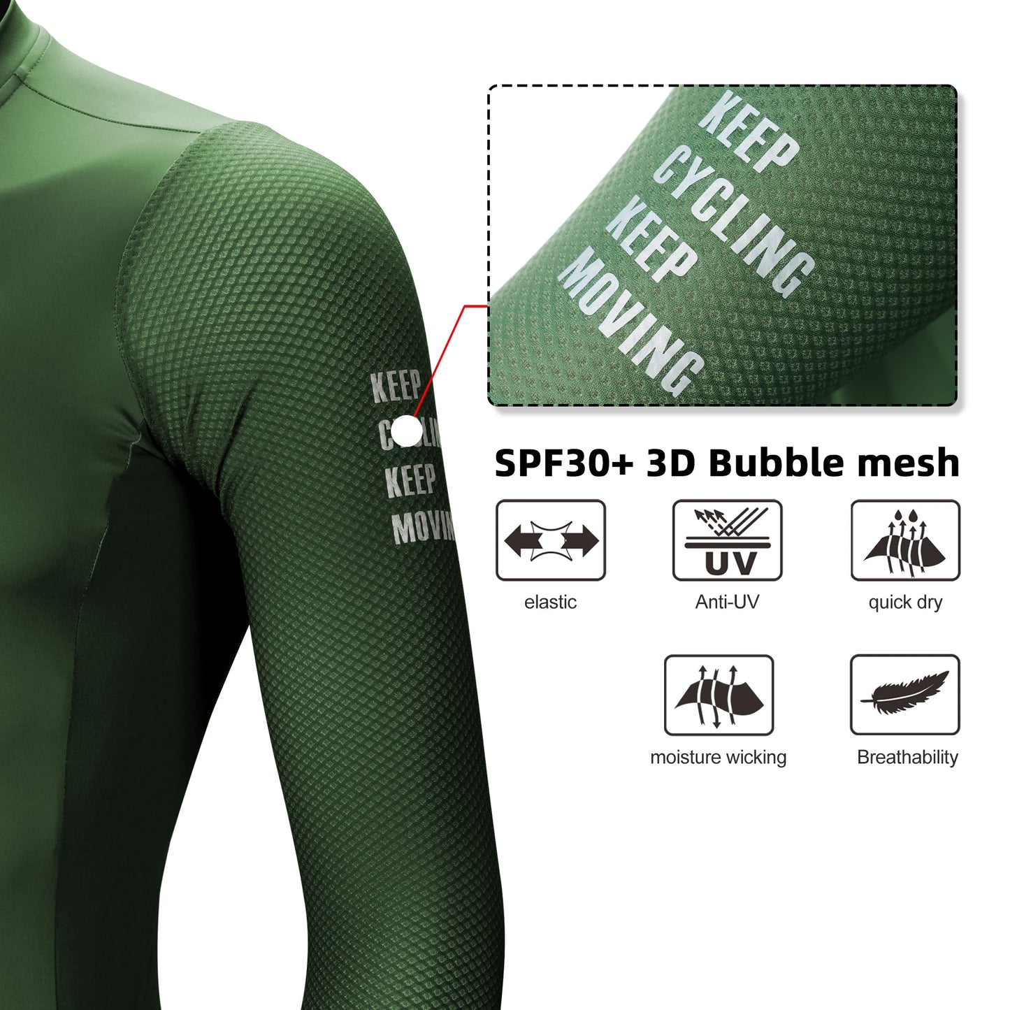 🚴‍♂️ Maillot de Cyclisme DAREVIE Unisexe – Manches Longues, Taille S à 4XL, SPF 50+ – Respirant & Confort Premium pour Entraînement & Balades 🚴‍♀️