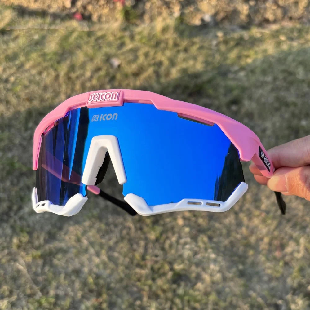 Lunettes de Cyclisme SCICON – Route & VTT avec( pochette de protection en coton)