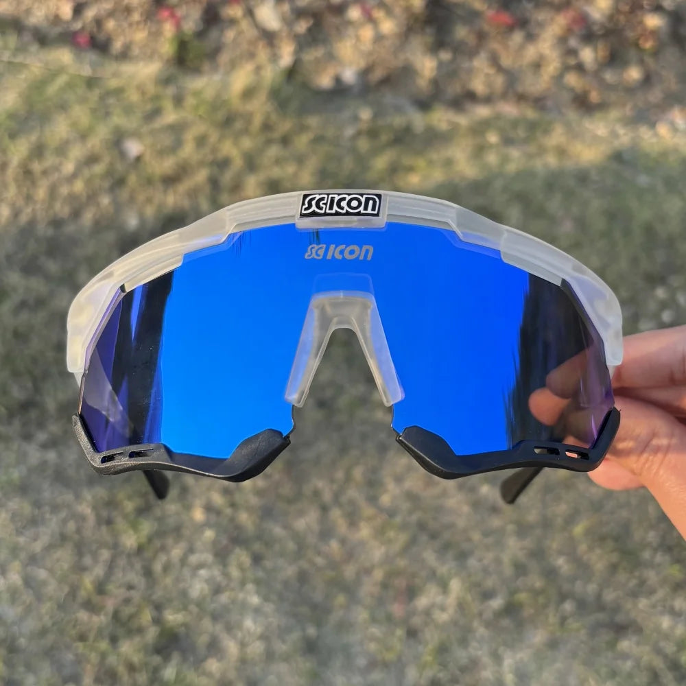 Lunettes de Cyclisme SCICON – Route & VTT avec( pochette de protection en coton)