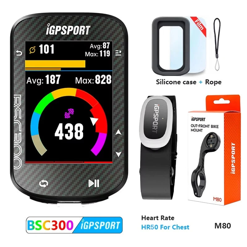 Compteur Vélo GPS BSC300 – Écran Couleur & Haute Précision 🛰️ Performance, Précision et Polyvalence dans un Format Ultra-Fin  Le BSC300 est un compteur vélo sans fil nouvelle génération conçu pour offrir une expérience de cyclisme avancée.