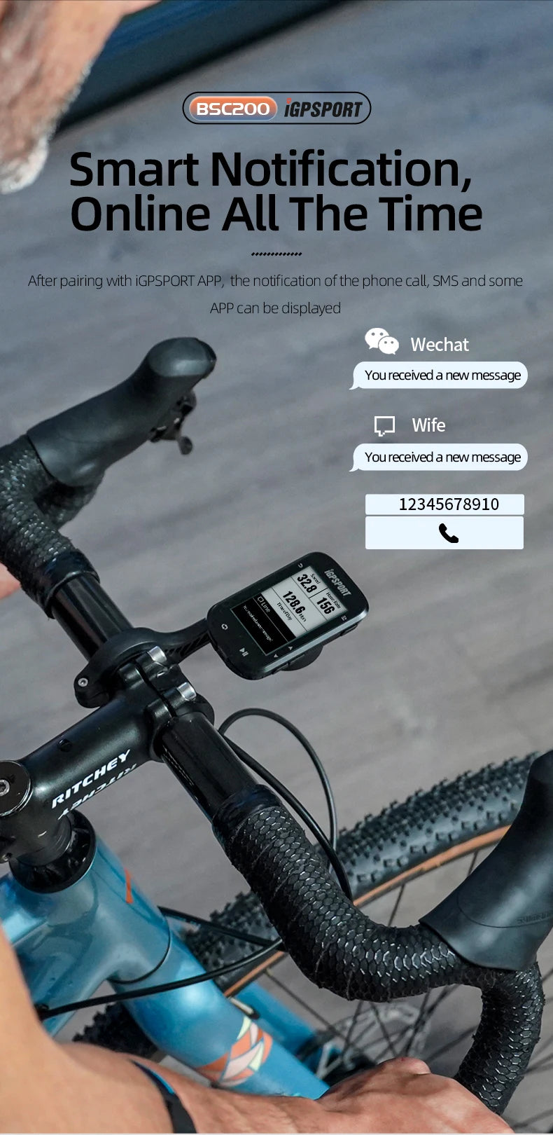 🚴♂️ Compteur Vélo GPS BSC200 🛰️ Compteur GPS Sans Fil – Précis, Fiable, Essentiel