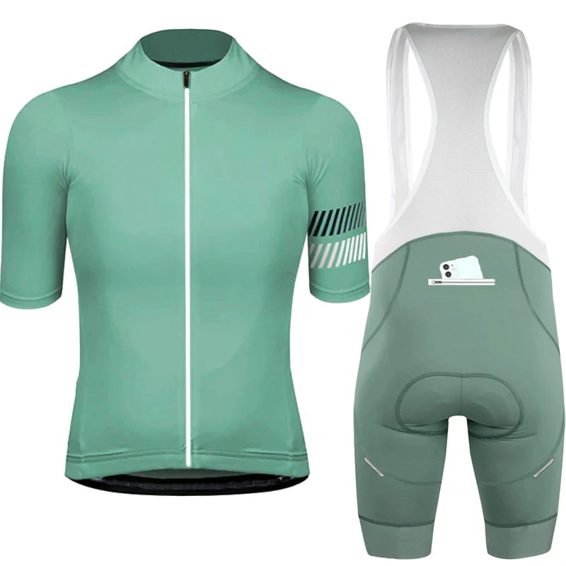 🚴‍♂️🚴‍♀️ Ensemble Maillot Cyclisme  Homme/Femme – ☀️ Anti-UV, 🔒 Fermeture Sécurisée, 📏 Petite Taille Disponible – 🛠️ Kit Vélo Route & VTT