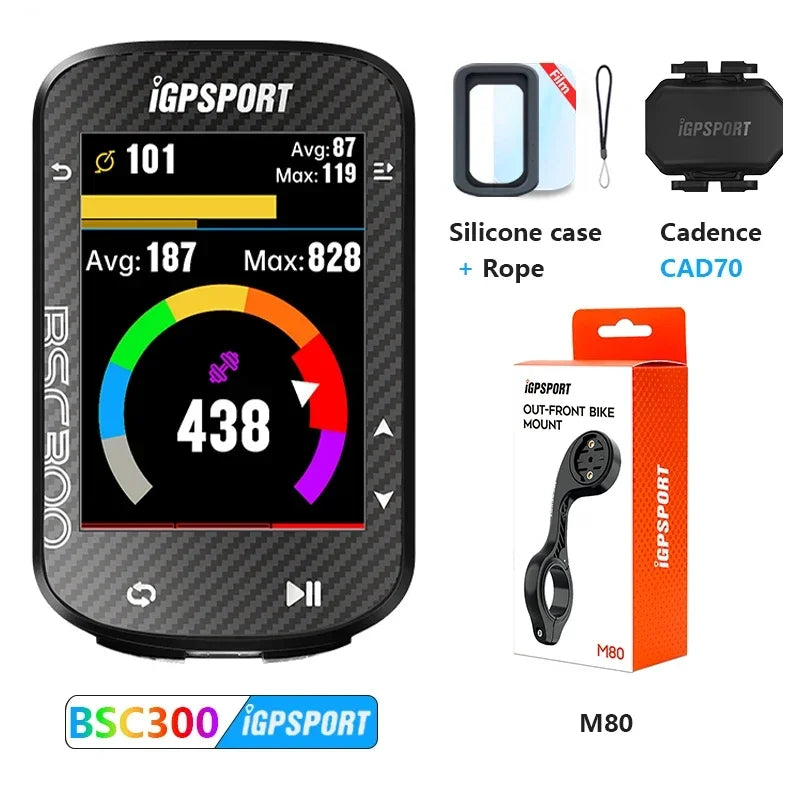 Compteur Vélo GPS BSC300 – Écran Couleur & Haute Précision 🛰️ Performance, Précision et Polyvalence dans un Format Ultra-Fin  Le BSC300 est un compteur vélo sans fil nouvelle génération conçu pour offrir une expérience de cyclisme avancée.