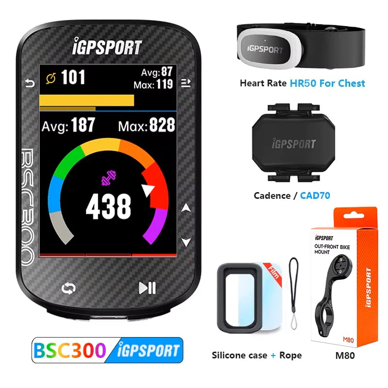 Compteur Vélo GPS BSC300 – Écran Couleur & Haute Précision 🛰️ Performance, Précision et Polyvalence dans un Format Ultra-Fin  Le BSC300 est un compteur vélo sans fil nouvelle génération conçu pour offrir une expérience de cyclisme avancée.