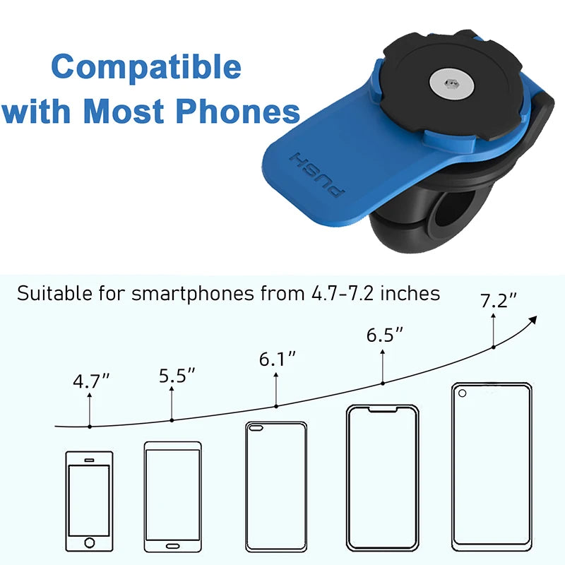 🔥 Support Téléphone velos Moto Universel – Fixation Rétroviseur Ultra Solide & Super Pratique ! 🚀