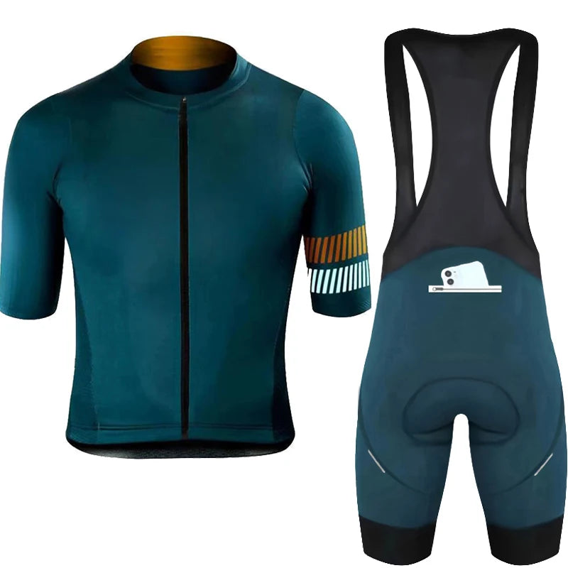 🚴‍♂️🚴‍♀️ Ensemble Maillot Cyclisme  Homme/Femme – ☀️ Anti-UV, 🔒 Fermeture Sécurisée, 📏 Petite Taille Disponible – 🛠️ Kit Vélo Route & VTT