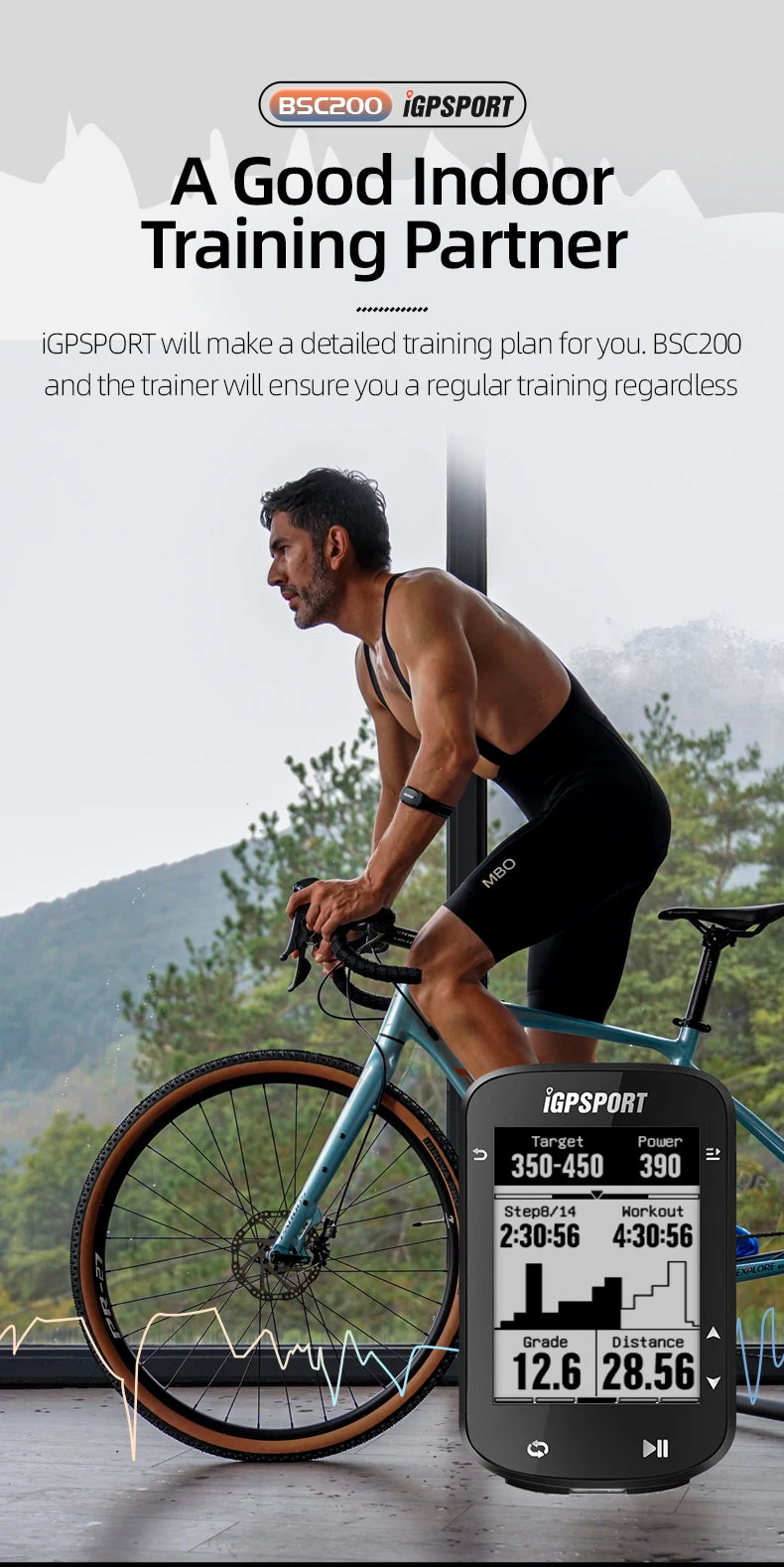 🚴♂️ Compteur Vélo GPS BSC200 🛰️ Compteur GPS Sans Fil – Précis, Fiable, Essentiel