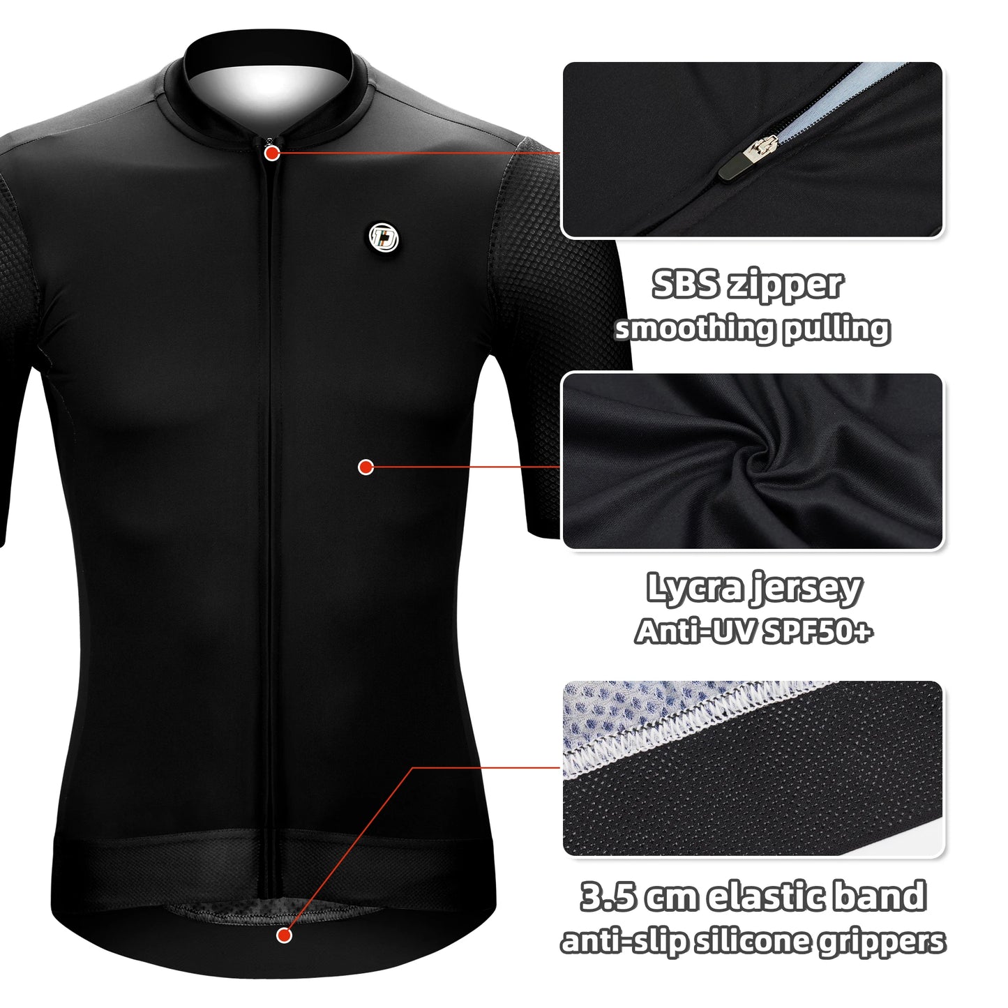 🚴‍♂️ Maillot de Cyclisme DAREVIE Unisexe – Manches Longues, Taille S à 4XL, SPF 50+ – Respirant & Confort Premium pour Entraînement & Balades 🚴‍♀️