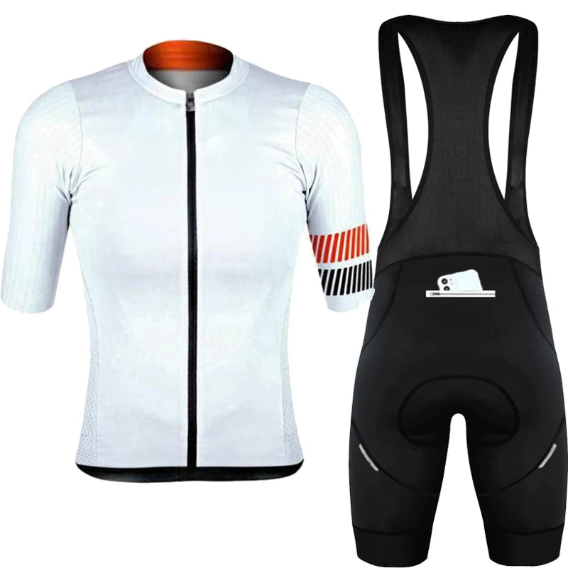 🚴‍♂️🚴‍♀️ Ensemble Maillot Cyclisme  Homme/Femme – ☀️ Anti-UV, 🔒 Fermeture Sécurisée, 📏 Petite Taille Disponible – 🛠️ Kit Vélo Route & VTT