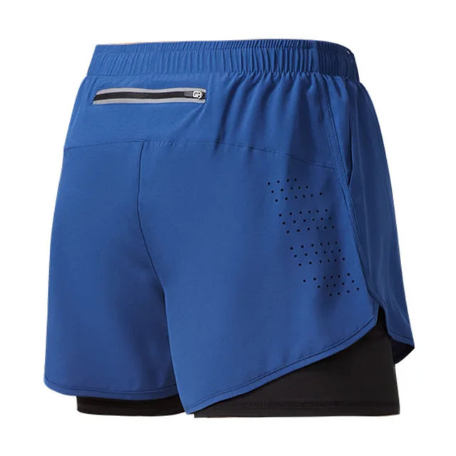 🩳 Short de Running Homme à Séchage Rapide – Double Couche Confort & Performance