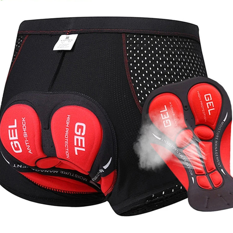 🚴‍♂️protection Cuissard de Cyclisme Respirant avec Coussin 5D Gel Anti-Chocs  Shorts vélo homme – Confort extrême pour longues distances