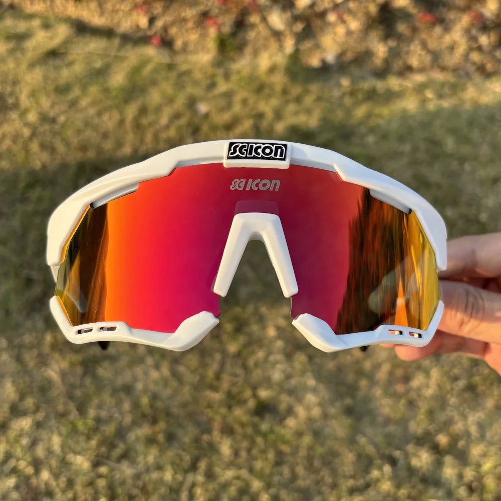 Lunettes de Cyclisme SCICON – Route & VTT avec( pochette de protection en coton)