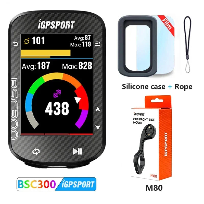 Compteur Vélo GPS BSC300 – Écran Couleur & Haute Précision 🛰️ Performance, Précision et Polyvalence dans un Format Ultra-Fin  Le BSC300 est un compteur vélo sans fil nouvelle génération conçu pour offrir une expérience de cyclisme avancée.