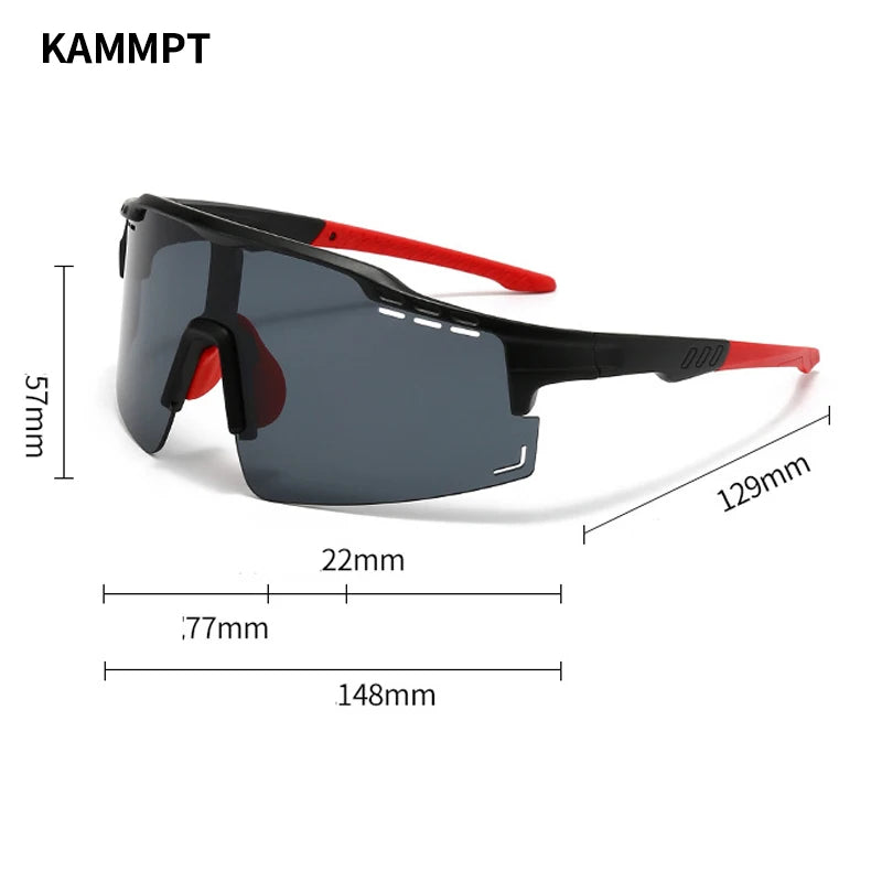 🕶️ Lunettes de Soleil de Sport KAMMPT – Style PUNK &Protection Ultime