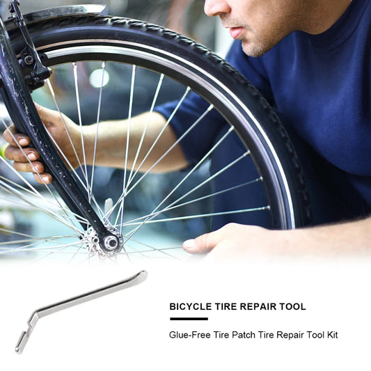 🚲 Kit Réparation Crevaison Vélo ALLOYSEED – Patchs Sans Colle + Démonte-pneus Inclus 🛠️