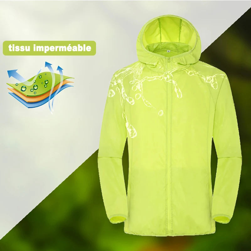 🧥 Veste Ultralégère 2000KM – Coupe-Vent Déperlant & Protection Solaire | Unisexe